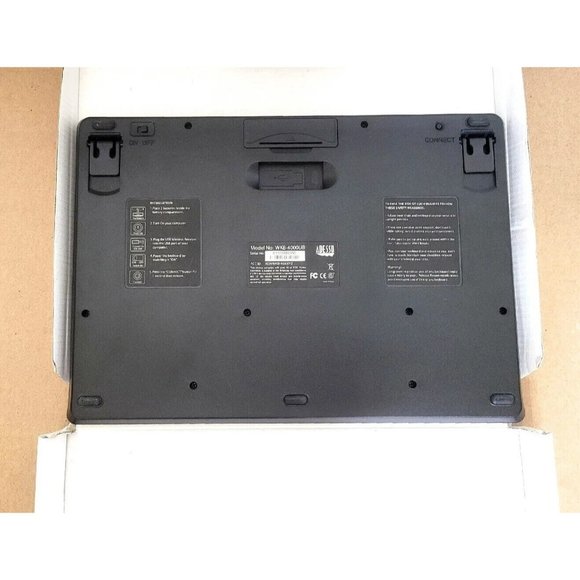 Adesso Black Wireless Slimtouch Mini Touchpad Keyboard WKB-4000UB - Picture 5 of 8